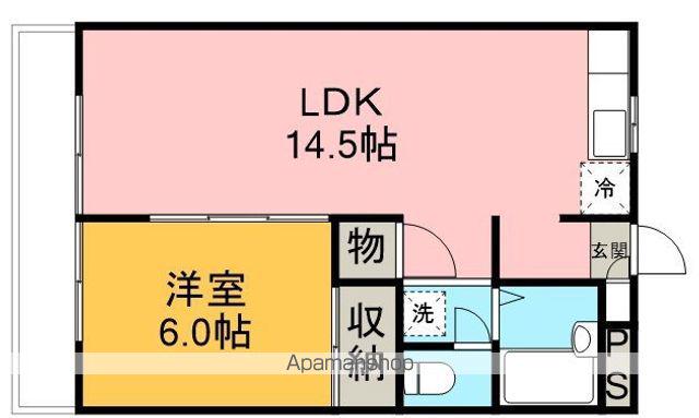 ドリームハイツ(1LDK/1階)の間取り写真