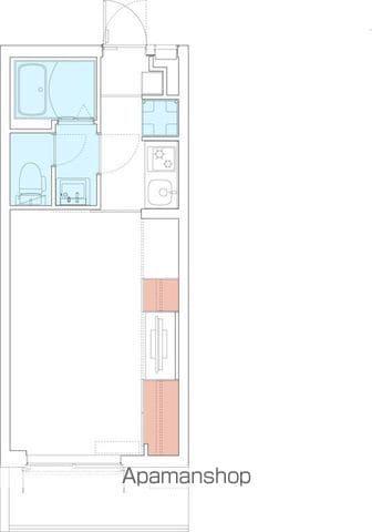 リブリ・金山(1K/1階)の間取り写真