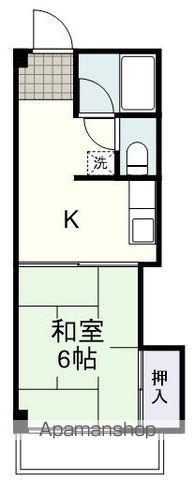 柴田ハイツ(1K/2階)の間取り写真