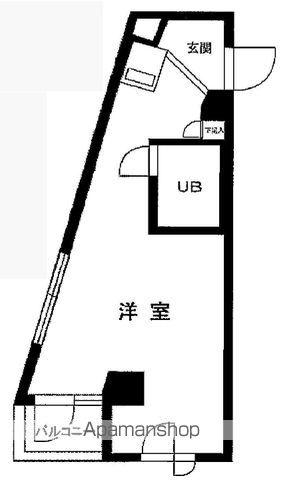 セントヒルズ清水橋(ワンルーム/3階)の間取り写真