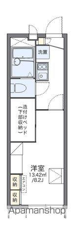レオパレスサンバードA(1K/1階)の間取り写真