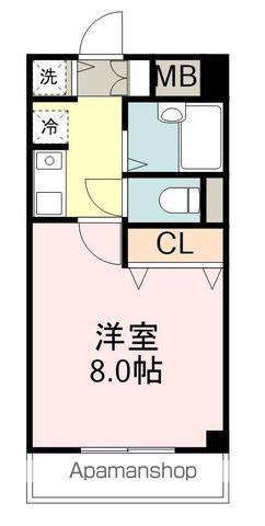 マイプレイス宝蔵院(1K/3階)の間取り写真
