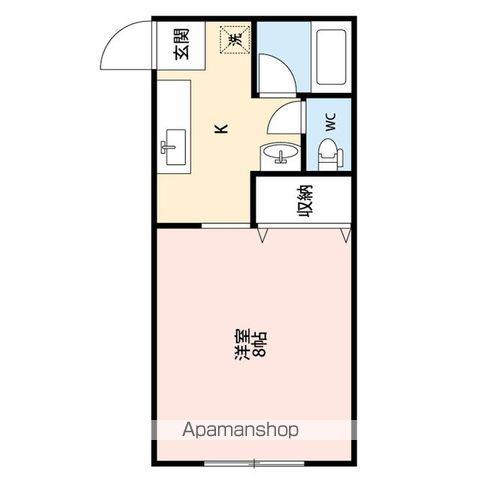 日建レジデンス新島町(1K/1階)の間取り写真
