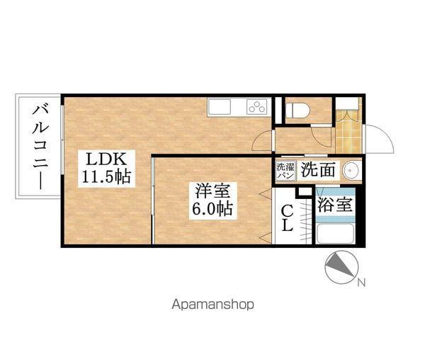 エポック(1LDK/1階)の間取り写真