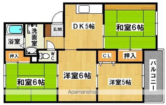 ネオグレイス(4DK/2階)の間取り写真