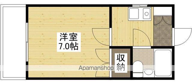 エステート山根(1K/1階)の間取り写真