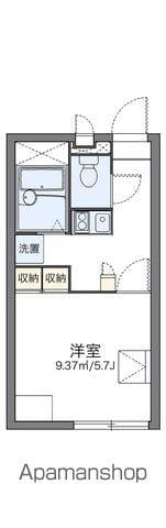 レオパレス源藤Ⅲ(1K/2階)の間取り写真