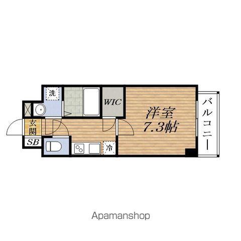 スペーシアESAKA MINAMIKANEDEN(1K/6階)の間取り写真