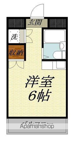 オクトワール浜北(ワンルーム/4階)の間取り写真