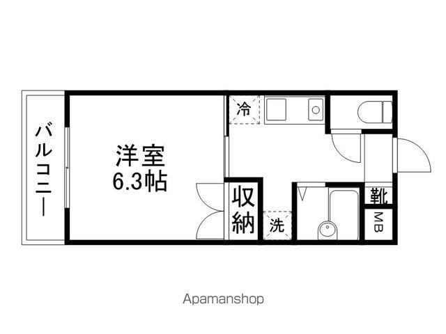 エル花園(1K/2階)の間取り写真