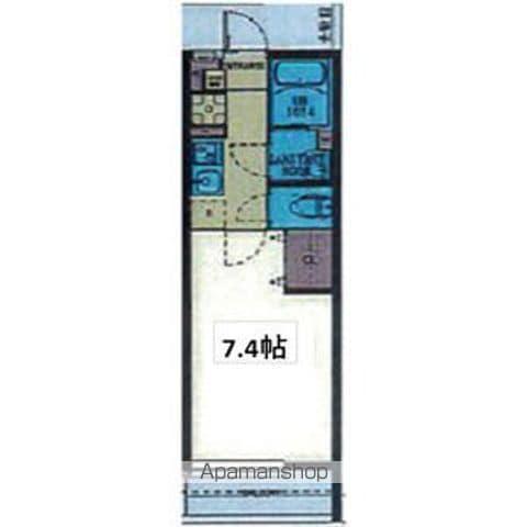 リシャール瑞(1K/1階)の間取り写真