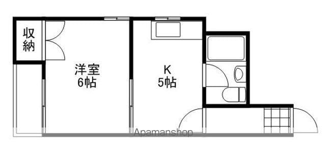 メゾン出汐(1DK/4階)の間取り写真