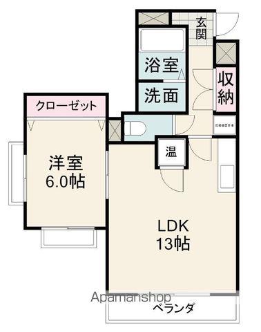 カーサミラ音羽(1LDK/3階)の間取り写真
