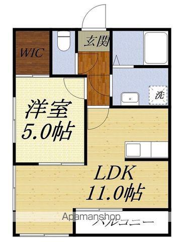 サンセール(1LDK/1階)の間取り写真