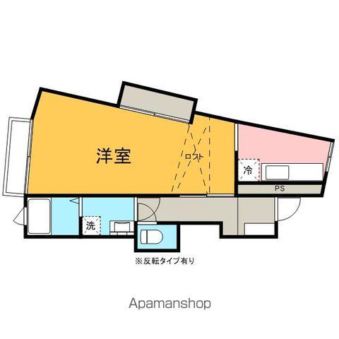 フォーラム東山(ワンルーム/2階)の間取り写真