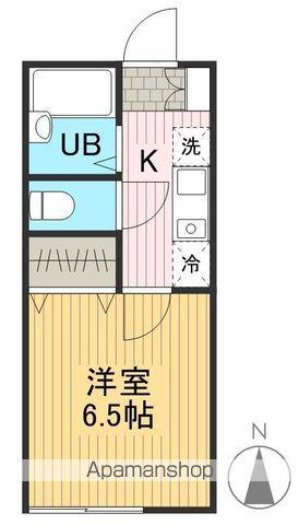 パークサイド(1K/1階)の間取り写真