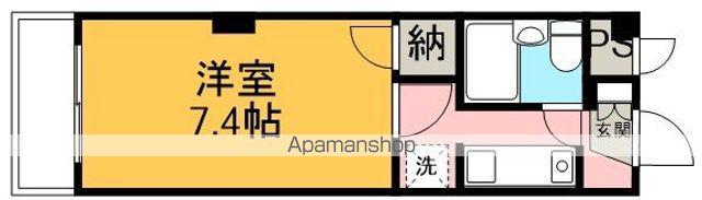 SIDEPLACE SAKADO(1K/6階)の間取り写真