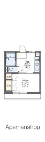 レオパレス新宿A館(1K/2階)の間取り写真