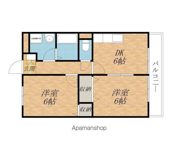メゾンSYS(2DK/1階)の間取り写真