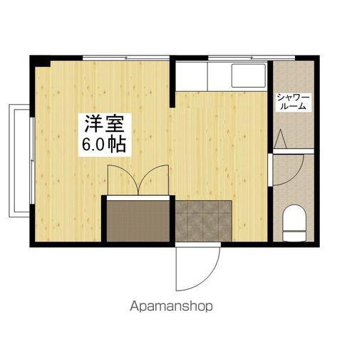 カステッロビル(ワンルーム/5階)の間取り写真