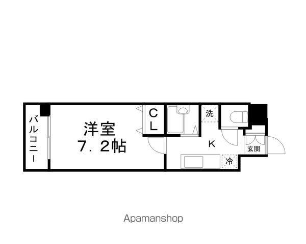 サンヴァーリオ新田駅前Ⅱ(1K/5階)の間取り写真