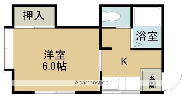 光ハイツ(1K/1階)の間取り写真