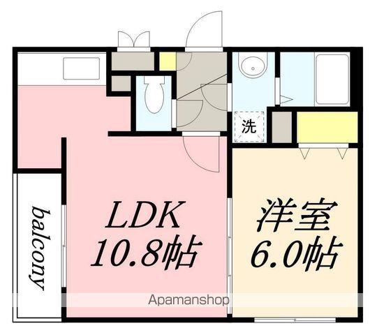 MERCURIUS(1LDK/3階)の間取り写真