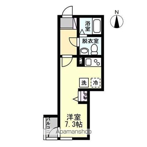 DAICHI(ワンルーム/3階)の間取り写真