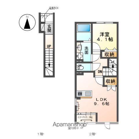 WIN2026(1LDK/2階)の間取り写真