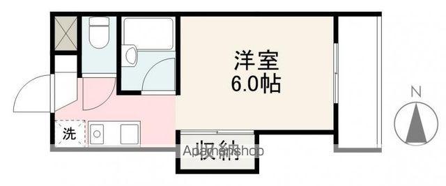 アカデミーハイツⅠ(ワンルーム/3階)の間取り写真