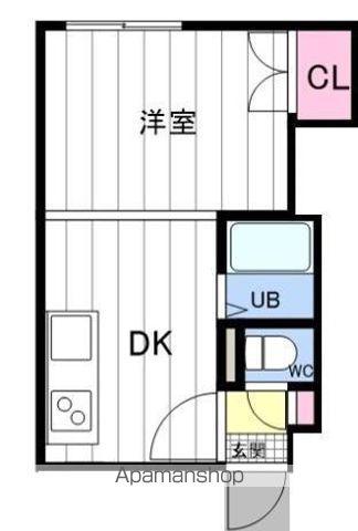 コート7条公園(1LDK/1階)の間取り写真