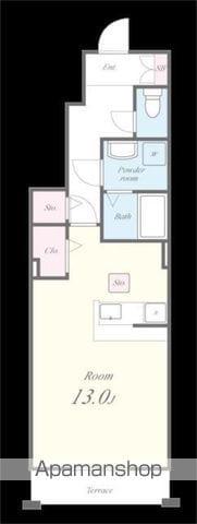 ケイズヴィラ(ワンルーム/1階)の間取り写真