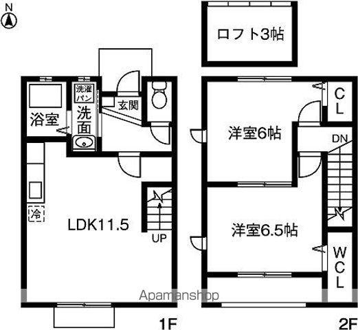 M.GRACIA西(2LDK)の間取り写真