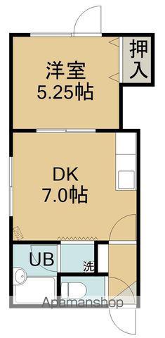 めぞん日吉館(1DK/2階)の間取り写真