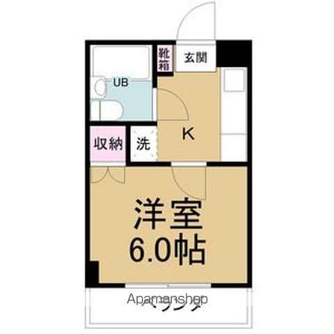 エステート大須(1K/1階)の間取り写真