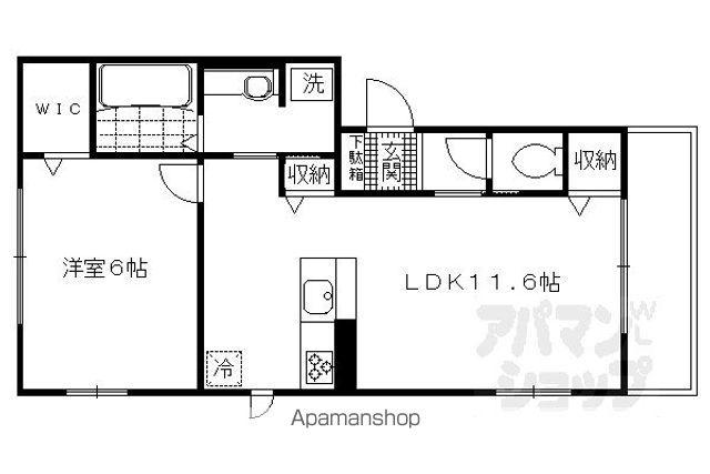 カノープス醍醐I(1LDK/3階)の間取り写真