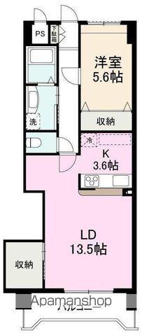 ESPERANZAⅡ(1LDK/2階)の間取り写真