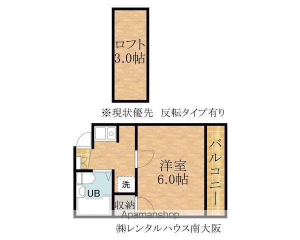 ポポロ・スタージュ宮前Ⅱ(1K/1階)の間取り写真