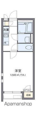 クレイノシャノアール(1K/2階)の間取り写真