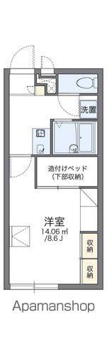 レオパレスKEN(1K/1階)の間取り写真