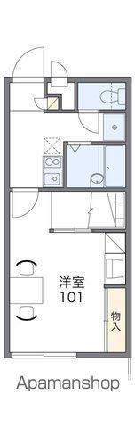 レオパレスMK(1K/1階)の間取り写真