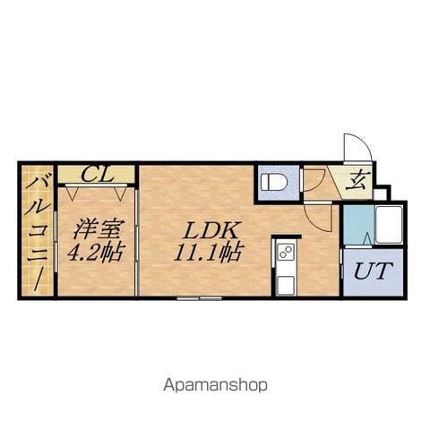 МCティンク(1LDK/3階)の間取り写真