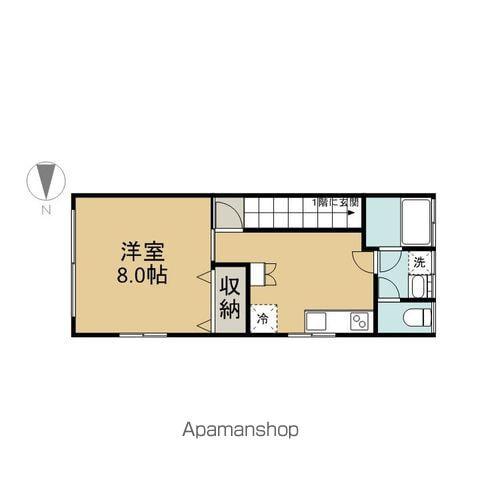 エコルセZAO(1K/3階)の間取り写真