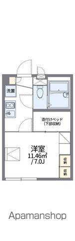 レオパレスかもめBOAT(1K/1階)の間取り写真