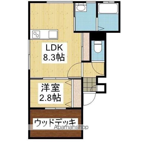 メゾン小坂 E(1LDK/1階)の間取り写真