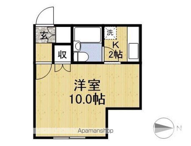 ジョイ・ビレッジ辻久(1K/2階)の間取り写真