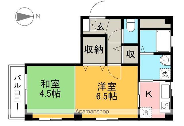 アヴニール(2K/3階)の間取り写真