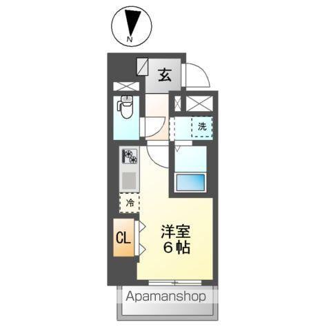 CANAAN HEIM -カナンハイム-(ワンルーム/7階)の間取り写真