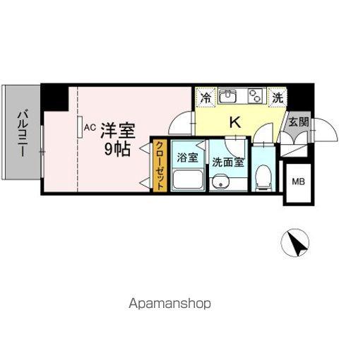 メゾン ド ミュシャ(1K/8階)の間取り写真