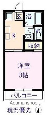 エクセル真田(1K/1階)の間取り写真